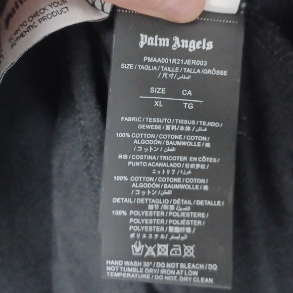 PALM Angels Smiley Edition Burning Head T shirt top - Picture 9 of 10